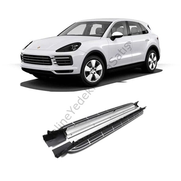 PORCHE Cayenne 2018+ Yan Basamak Oem Siyah