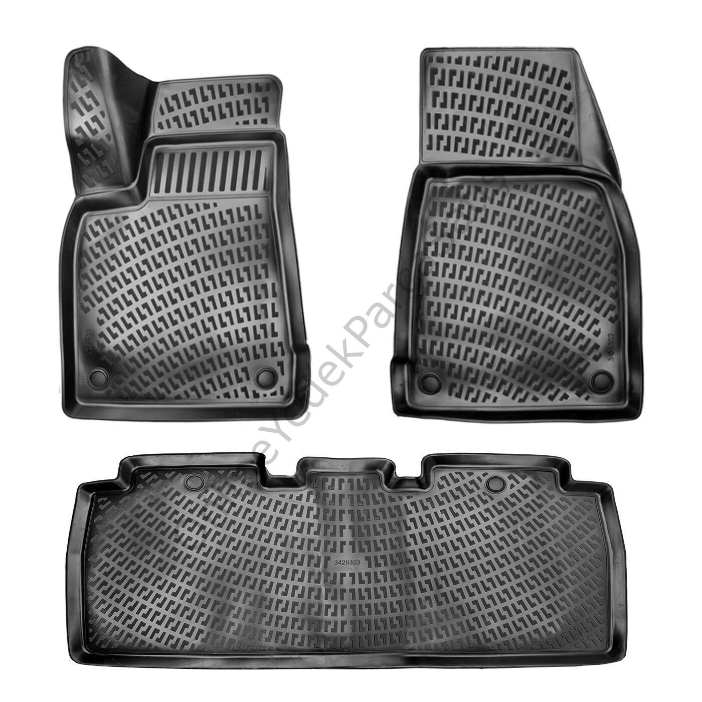 Tesla Model X 2015-2021 Havuzlu Paspas