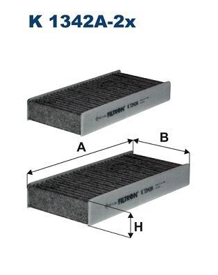 BMW 1 Seri F40/İ3 I01/X1 F48/X2 F39 Klima Filtresi Filtron K 1342A-2x-64116823725