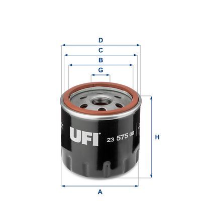 SEAT AronaYağ Filtresi Ufi 23.575.00-04E115561H