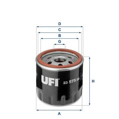 SEAT AronaYağ Filtresi Ufi 23.575.00-04E115561H