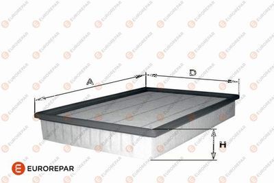 SKODA Kamiq Hava Filtresi Eurorepar 1682269080-5Q0129620B